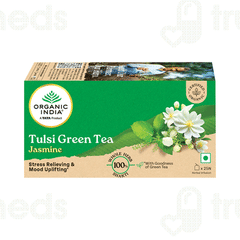Organic India Tulsi Jasmine Green Tea Sachet 25