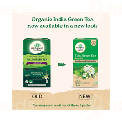 Organic India Tulsi Jasmine Green Tea Sachet 25