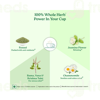 Organic India Tulsi Jasmine Green Tea Sachet 25
