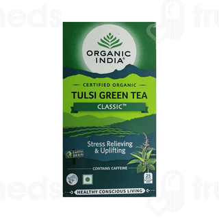 Organic India Tulsi Green Tea Classic Box Of 25 Sachets