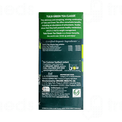 Organic India Tulsi Green Tea Classic Box Of 25 Sachets