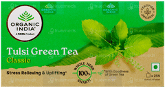Organic India Tulsi Green Tea Classic Box Of 25 Sachets