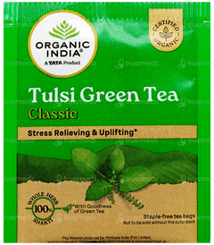 Organic India Tulsi Green Tea Classic Box Of 25 Sachets