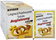 Argistrong Lemon Orange Flavour Sugar Free Sachet 6.5gm