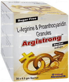 Argistrong Lemon Orange Flavour Sugar Free Sachet 6.5gm