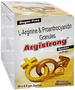 Argistrong Lemon Orange Flavour Sugar Free Sachet 6.5gm