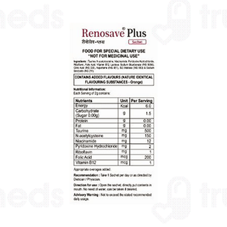 Renosave Plus Orange Flavour Sachet 2gm