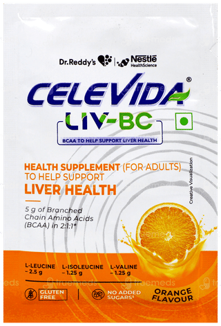Celevida Liv Bc Orange Flavour No Added Sugar Sachet 7.5Gm