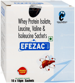 Efezac Orange Flavour Sugar Free Sachet 10Gm