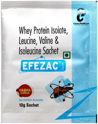 Efezac Orange Flavour Sugar Free Sachet 10Gm