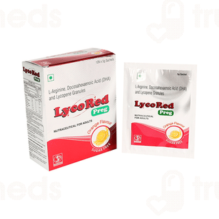 Lycored Preg Orange Flavour Sugar Free Granules 5gm