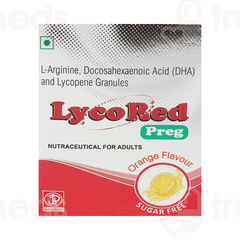 Lycored Preg Orange Flavour Sugar Free Granules 5gm