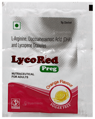 Lycored Preg Orange Flavour Sugar Free Granules 5Gm