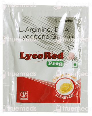 Lycored Preg Orange Flavour Sugar Free Granules 5gm
