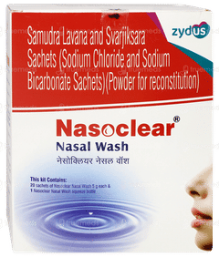Nasoclear Nasal Wash 5gm Pack Of 20 Sachets