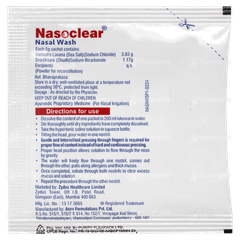Nasoclear Nasal Wash 5gm Pack Of 20 Sachets