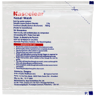 Nasoclear Nasal Wash Sachets 20