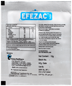 Efezac Orange Flavour Sachet 10Gm