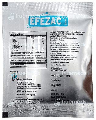 Efezac Orange Flavour Sachet 10gm