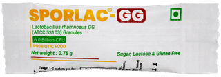 Sporlac Gg Granules 0.75gm Pack Of 10 Sachets