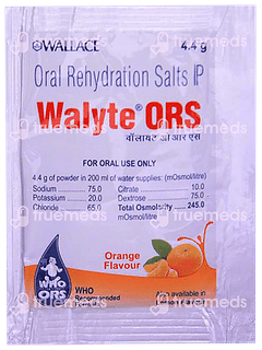 Walyte Ors Orange Flavour Sachet 4.4 GM