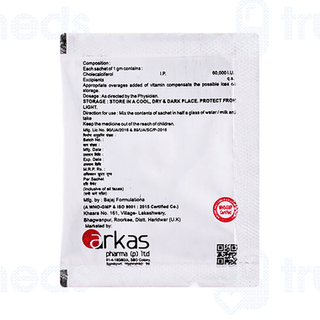 Arkacal D3 60k Sachet 1 GM