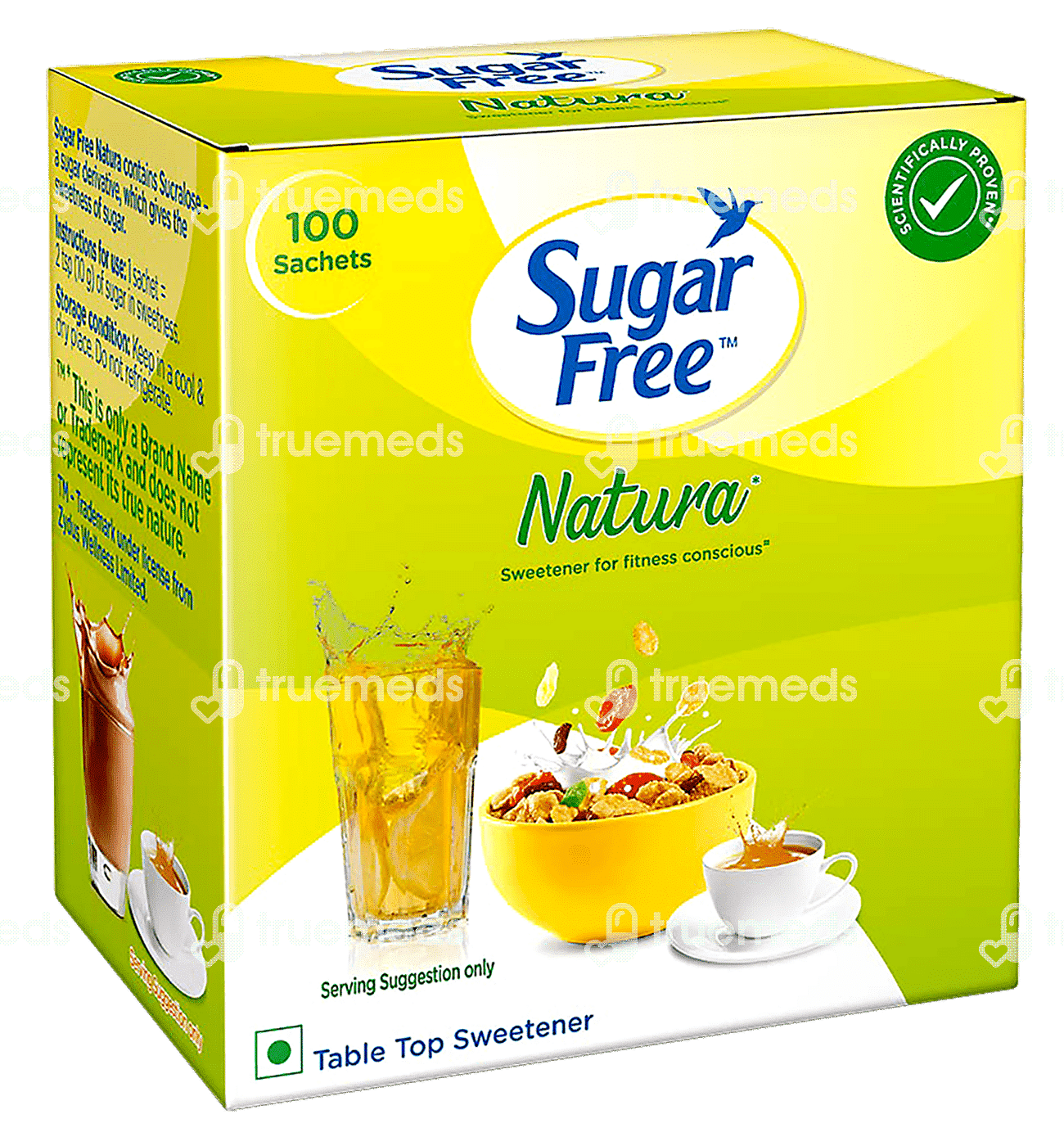 Sugar Free Natura Sachet 100 - Uses, Side Effects, Dosage, Price | Truemeds