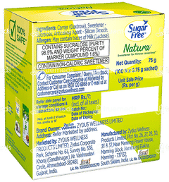 Sugar Free Natura 0.75gm Pack Of 100 Sachets