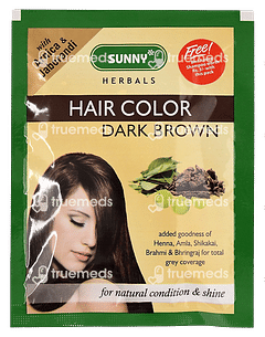 Baksons Sunny Herbals Hair Color Dark Brown Sachet 1 Baksons Sunny Herbals Hair Color Dark Brown Sachet 1