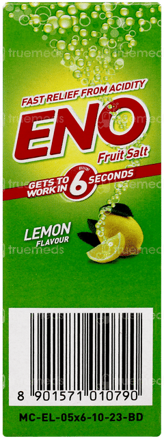 Eno Fruit Salt Lemon Flavour 5gm Pack Of 6 Sachets