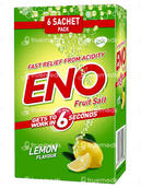 Eno Lemon Fruit Salt Sachet (5 GM Each) Pack Of 6