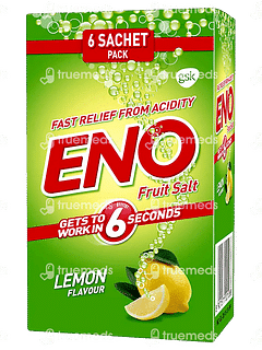 Eno Lemon Fruit Salt Sachet (5 GM Each) Pack Of 6