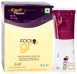 Focii Gr Orange Flavour Powder 10gm