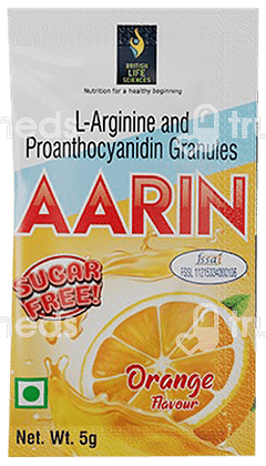 Aarin Orange Flavour Sugar Free Granules 5gm