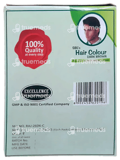 Sbls Hair Colour Dark Brown Sachets 12