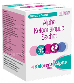 Ketorenal Alpha Sachet 2.7 GM