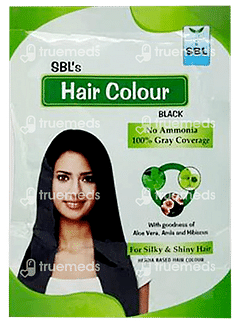 Sbls Hair Colour Black 2 Sachet Of 8gm