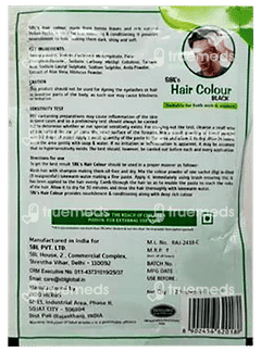 Sbls Hair Colour Black 2 Sachet Of 8gm