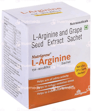 Nutrigrow L Arginine 5gm Pack Of 10 Sachets