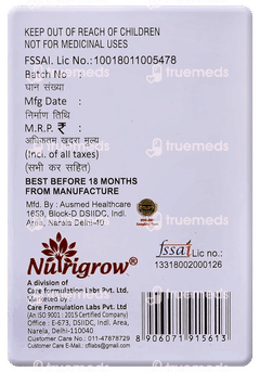 Nutrigrow L Arginine 5gm Pack Of 10 Sachets