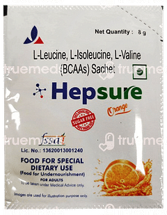 Hepsure Orange Flavour Sugar Free Sachet 8 GM