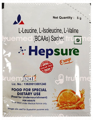 Hepsure Orange Flavour Sugar Free Sachet 8 GM