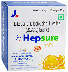 Hepsure Orange Sugar Free Sachet 8gm