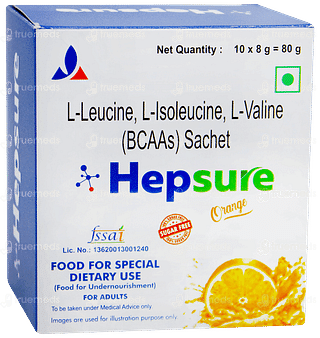 Hepsure Orange Sugar Free Sachet 8gm