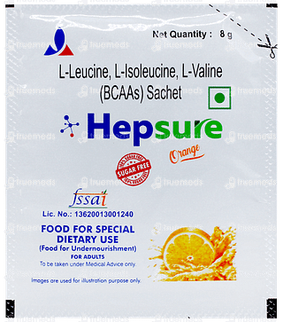 Hepsure Orange Sugar Free Sachet 8gm