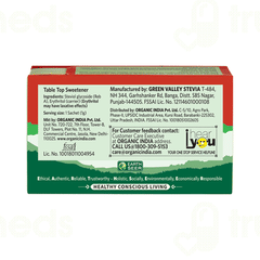 Organic India Stevia Natural Sweetener Sachets 25