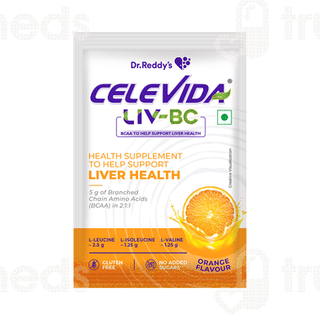 Celevida Liv Bc Orange Flavour No Added Sugar 7.5gm Pack Of 10 Sachets
