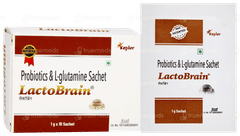 Lactobrain Vanilla Flavour Sachet 1gm Lactobrain Vanilla Flavour Sachet 1gm