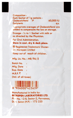 Calciquick D3 Orange Sugar Free Sachet 1gm
