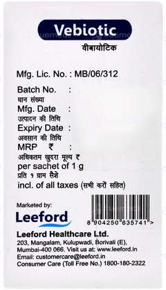 Vebiotic Sachet 1gm